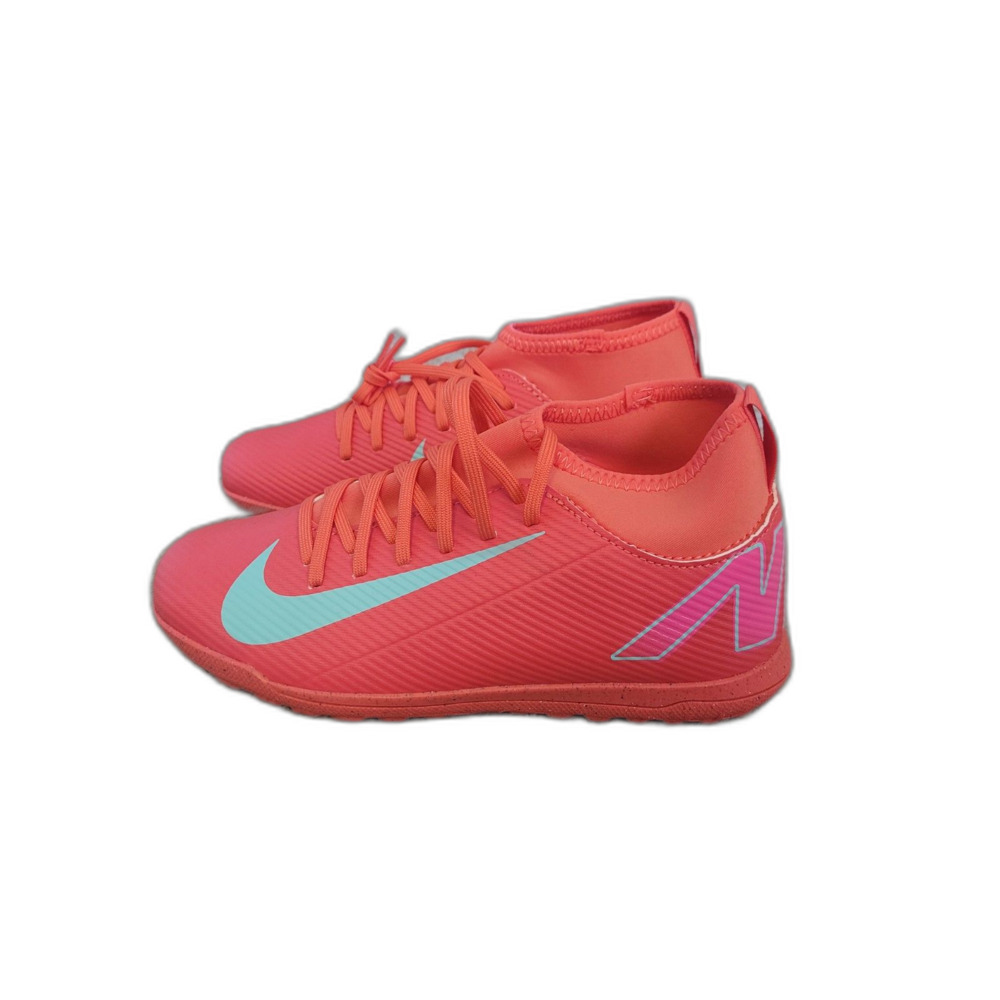 Nike Jr Superfly 10 Club TF Soccer Cleats Ember Glow Green Size 3.5Y FQ8313-800